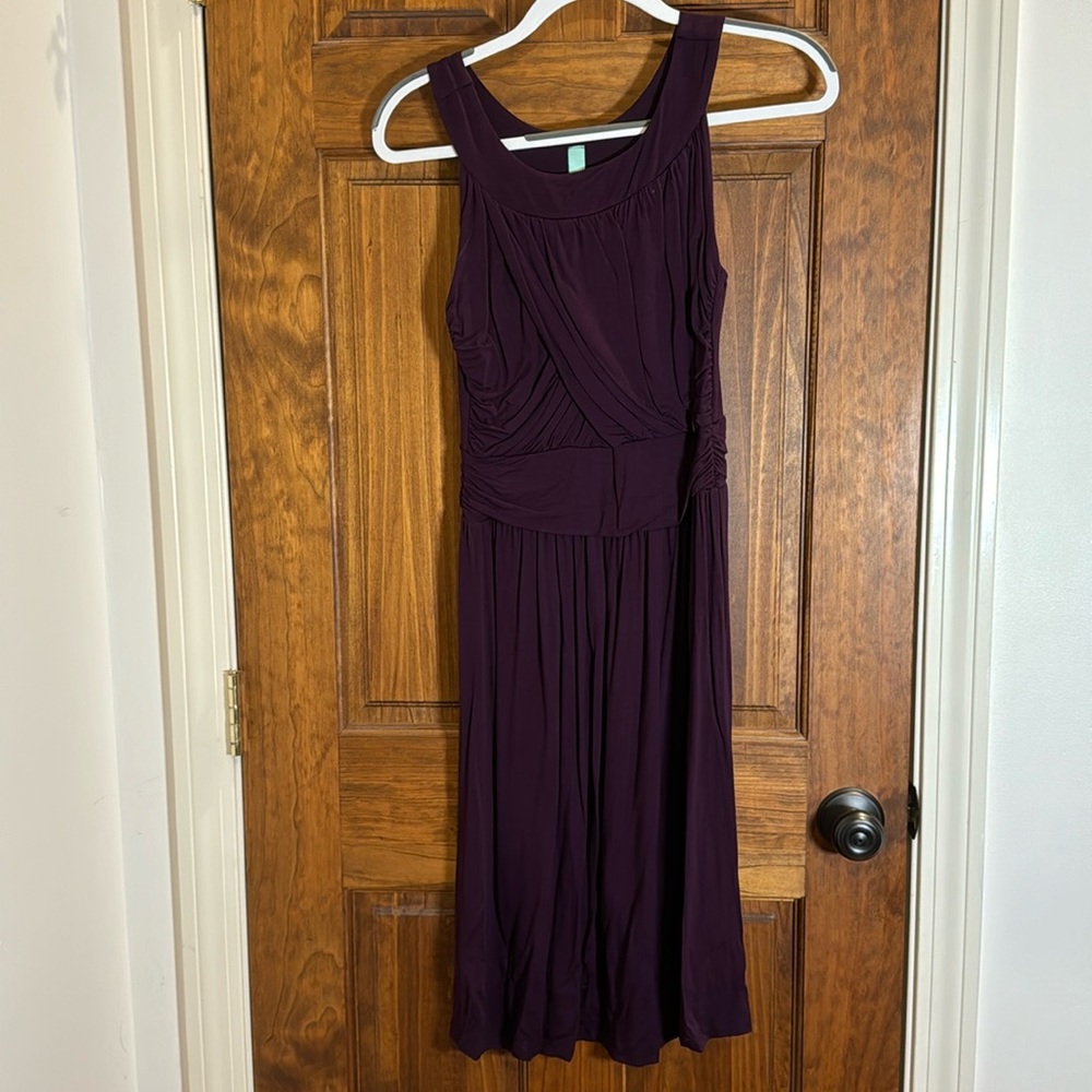 Gilli Plum Midi Sleeveless Dress, medium